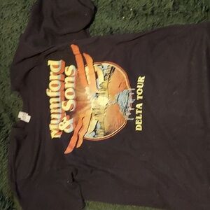 Trending! Band / tour graphic tees. Delta tour promo shirt from Mumford and sons